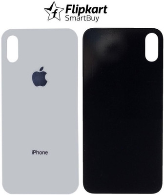 Flipkart SmartBuy Apple iPhone X Premium Quality (Glass) Back Panel(Silver)