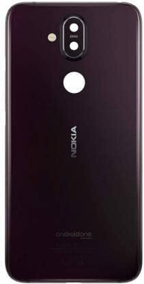 FixHub Nokia 8.1 BACK PANEL COMPATIBLE Back Panel(RED)