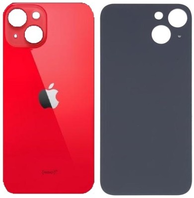 Sandreezz Apple iPhone 14 Plus (Glass) (Best Quality) (with Proper Logo) Back Panel(Red)