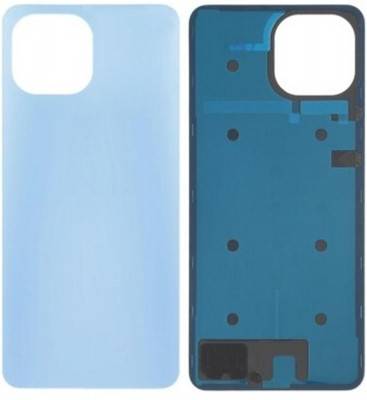 KezeMize Xiaomi Mi 11 Lite (Glass)(Best Quality)(With Proper Logo) Back Panel(Blue)