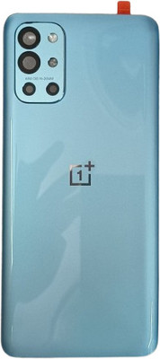 Kraze4blaze OnePlus 9R (Glass)(With Camera Lens)(With Proper Logo) Back Panel(Lake Blue)