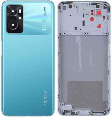Flipkart SmartBuy Oppo K10 (4G) with Middle Ring Camera Lens & Side Volume Power Buttons Back Panel(Blue Flame)