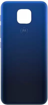 Sandreezz Motorola Moto E7 Plus (with Proper Logo) Back Panel(Navy Blue)
