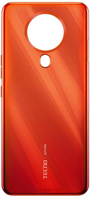 Tworld Tecno Spark 6 ( KE7 ) Battery Replacement Back Panel(Dynamic Orange)