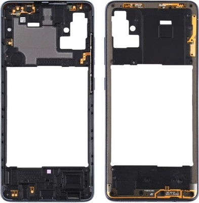 Flipkart SmartBuy Samsung Galaxy A51 Middle Ring Frame Bezel Plate Back Panel(Black)