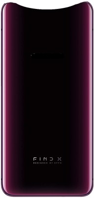 Kraze4blaze Oppo Find X (With Proper Logo) Back Panel(Bordeaux Red)