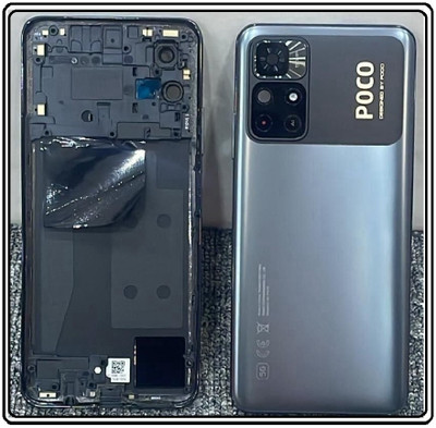AL HAYY TRADERS For Poco m4pro 5G full body housing Full Panel(GREY)