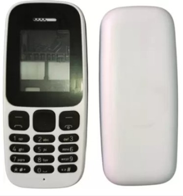 Pacificdeals Nokia 105 (2019) Keypad Mobile Body Panel Full Housing (This is not a Phone) Full Panel(White)