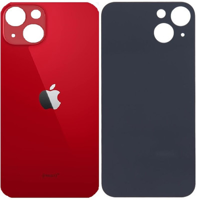 KezeMize Apple iPhone 13 Mini (Best Quality)(With Proper Logo)(Glass) Back Panel(Red)