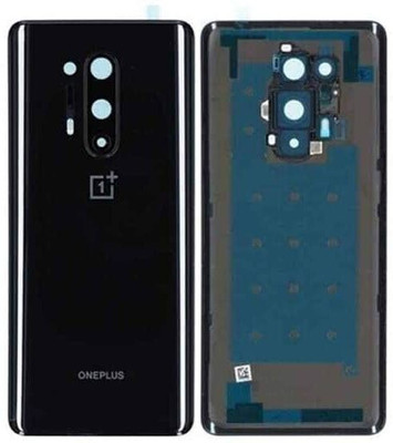 IncMart OnePlus 8 pro back glass Back Panel(Black)
