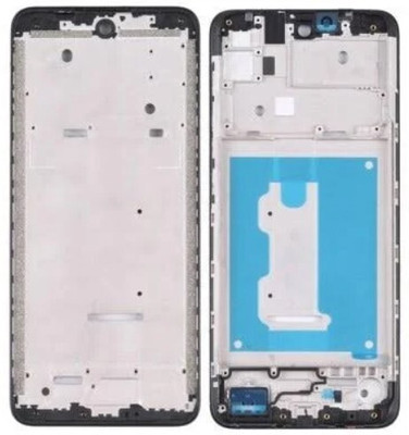 Sandreezz Motorola Moto E30 (Original Front Housing LCD Frame) Front Panel(Black)