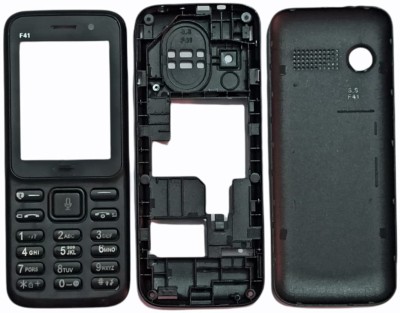 imbi jio F41 Mobile Phone Panel Front Back and Middle Body With Keypad Full Panel(Black)