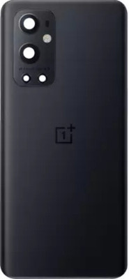 SRaccessories OnePlus 9 Pro 5G ( GLASS ) With Camera Lens Back Panel(Stellar Black)