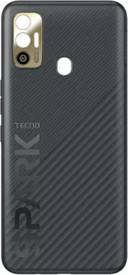 SRaccessories Tecno Spark 7T Back Panel(Black)