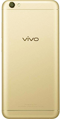 HQP for Vivo V5 ( 1601 ) Battery Back Door Replacement [ With Volume + Power Key and Camera Glass ] Back Panel(Gold)