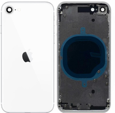Sandreezz Apple iPhone SE (2020) (With All & Side Volume Power Buttons) (Best Quality) Full Panel(White)