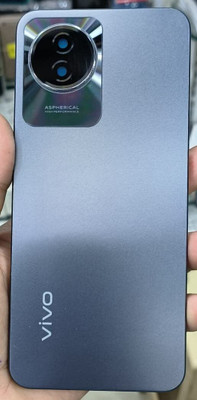 FixHub Vivo Y02 Back Panel Back Panel(BLACK)