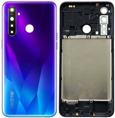 SRaccessories Realme 5 Pro (Housing Body) (Side Keys with Middle Body) Full Panel(Sparkling Blue)
