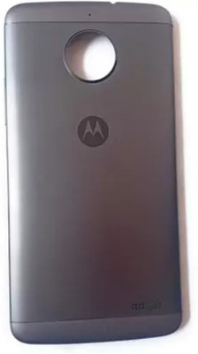 Sandreezz Motorola Moto E4 (with Proper Logo) Back Panel(Iron Grey)