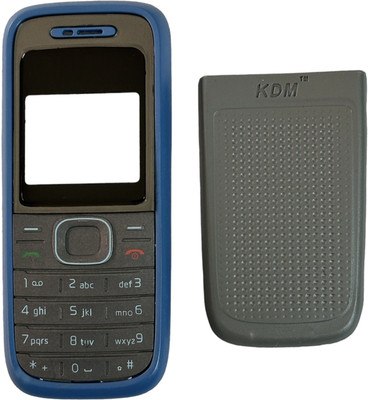 imbi Nokia 1208 Mobile Phone Panel Front Back Body With Keypad Front & Back Panel(Blue)