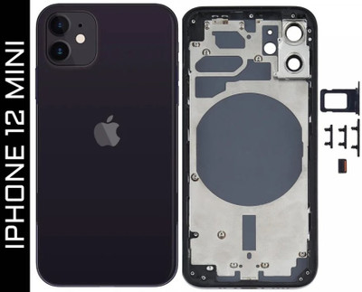 Flipkart SmartBuy Apple iPhone 12 Mini (with SIM Card Tray & Side keys & Camera Lens) Full Panel(Black)