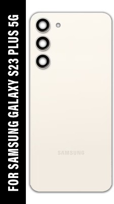 Safa Samsung Galaxy S23+ Plus 5G Back Panel(Cream)