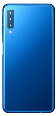 imbi Samsung Galaxy A7 2018/ A750 With On Off And Volume Button Camera Glass Full Panel(Blue)