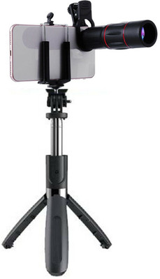TechKing 18x 4K HD Optical Zoom Mobile Telephoto Telescope Lens With H8 2in1 Tripod Mobile Phone Lens