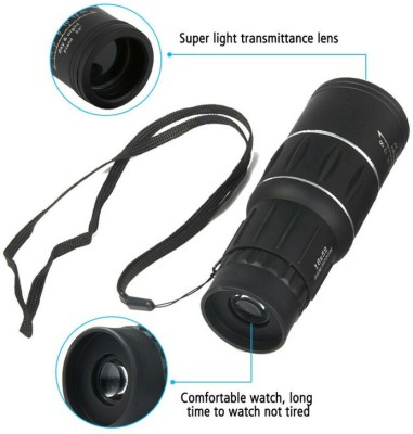 LionBolt 16 X 52 Dual Focus Zoom Optic Lens Armoring Monocular With H8 2in1 Tripod Mobile Phone Lens