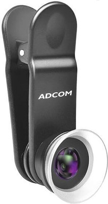 ADCOM 12x/24x Macro Mobile Camera Lens For All Smartphones with Lens Hood (Black) Mobile Phone Lens