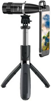 Elevea 16x Metal HD Optical Zoom Mobile Telephoto Lens Kit With H8 2in1 Tripod Mobile Phone Lens