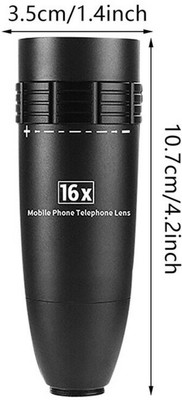 Elevea 16x HD Optical Zoom Mobile Telephoto Lens With 228 Stand Mobile Phone Lens