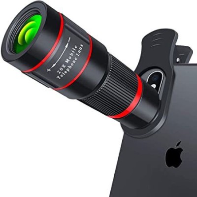Elevea Mobile 20X 4K HD Optical Zoom Mobile Telescope Lens kit(12 years warranty) Mobile Phone Lens