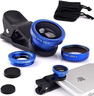 OSTALY Pro 2 L53 Macro 3 in 1 Universal Clip Lens Ultra HD Wide Angle, Fish Eye, Macro Mobile Phone Lens