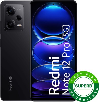 (Refurbished) REDMI Note 12 Pro 5G (Onyx Black, 256 GB)(8 GB RAM)