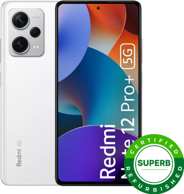 (Refurbished) REDMI Note 12 Pro+ 5G (Arctic White, 256 GB)(12 GB RAM)