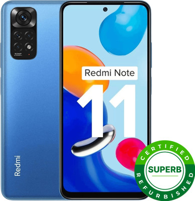 (Refurbished) REDMI Note 11 (Horizon Blue, 64 GB)(6 GB RAM)
