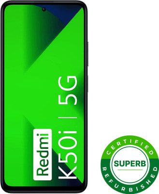 (Refurbished) REDMI K50i 5G (Stealth Black, 128 GB)(6 GB RAM)