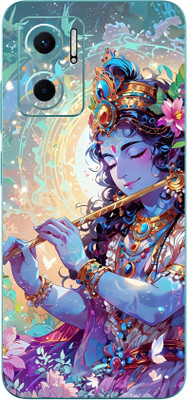 mehra Back Stickers For Redmi 11 Prime 5G KrishnaJi Engage Full Coverage Premium Vinyl Mobile Skin(Multicolor)