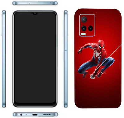 Pochanki Vivo Y33t Mobile Skin(Spider Man Skin With Glossy Matte Finish.)