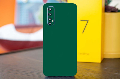 AsSkin Realme 7 Mobile Skin(Dark Green Matte Skin With High Gloss Matte Finish)