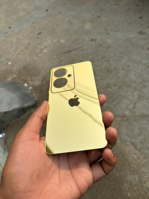 TWUAOP OPPO A79 5G MIRROR BACK PANNEL ACRYLIC SHEET Mobile Skin(Gold)