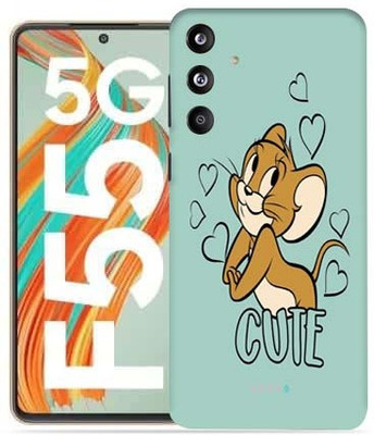 OggyBaba Samsung Galaxy F55 5g Mobile Skin(Cute Cat)