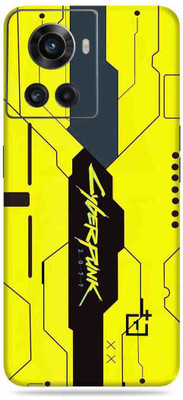 SkinoMania Oneplus 10R-5G Mobile Skin(Simple Yellow Cyber)