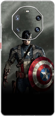 FCS Huawei Mate 40 RS Porsche Printed Back skin Mobile Skin(Captain America)