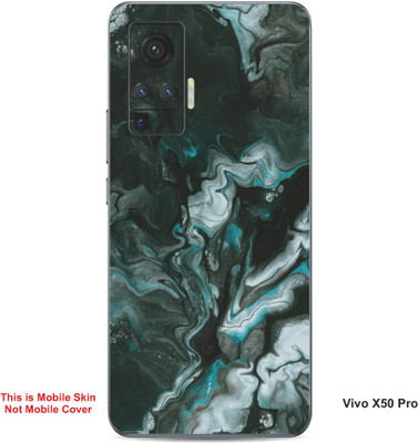 VYBE The Smart Choice Vivo X50 Pro Art Embossed Mobile Skin(Opal 9)