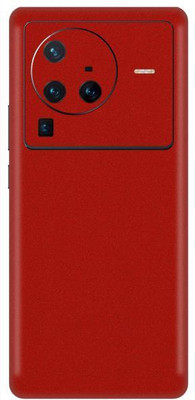Vcare GadGets X80 Pro 5G Glitter Red Back Side Premium Mobile Skin(Glitter Red)
