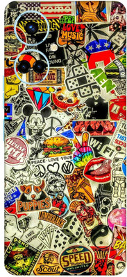 wrap craft Tecno Pop 6 Pro Premium Vinyl Mobile Skin(Multicolor)