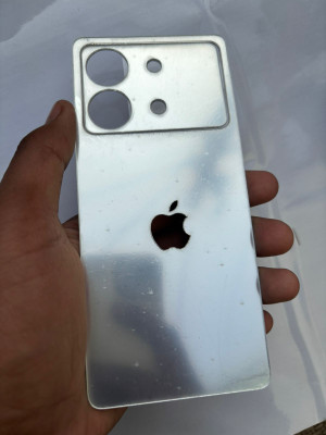 TWROP POCO X6 NEO 5G MOBILE SKIN BACK PANNEL ACRYLIC SHEET Mobile Skin(Silver)