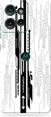 WeCre8 Skin's Motorola Edge 50 5G Mobile Skin(White-CyberPunk)